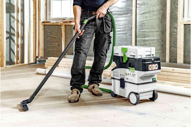 Festool | Cordless mobile dust extractor Cleantec CTLC MIDI Basic + 2x FREE 18V 5.2Ah Battery packs-Toolcraft