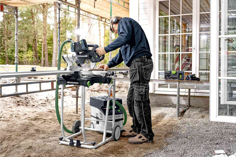 Festool | Cordless mobile dust extractor Cleantec CTLC MIDI Basic + 2x FREE 18V 5.2Ah Battery packs-Toolcraft