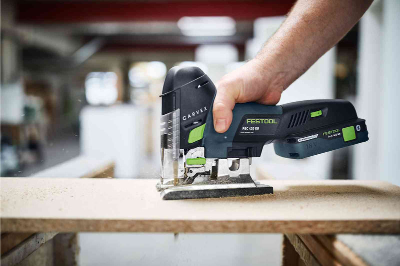 Festool | Cordless Pendulum Jigsaw CARVEX PSC 420 EB-Basic - Toolcraft