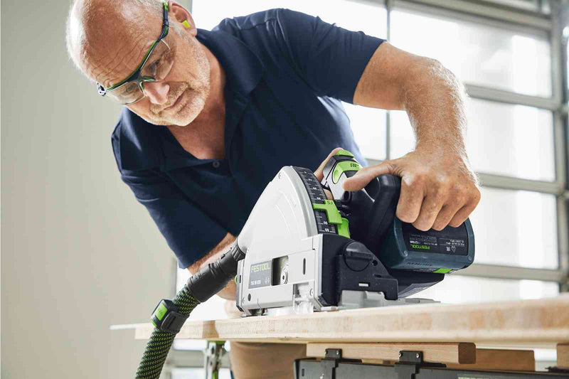 Festool | Cordless plunge-cut saw TSC 55 KEB-Basic + FREE Phone charger & Battery 18V 3aH (Free gifts will be received when registering tool for warranty, Ts&Cs in description below)-Toolcraft