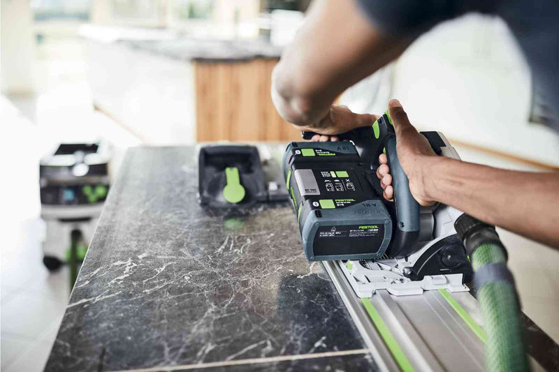 Festool | Cordless plunge-cut saw TSC 55 KEB-Basic + FREE Phone charger & Battery 18V 3aH (Free gifts will be received when registering tool for warranty, Ts&Cs in description below)-Toolcraft