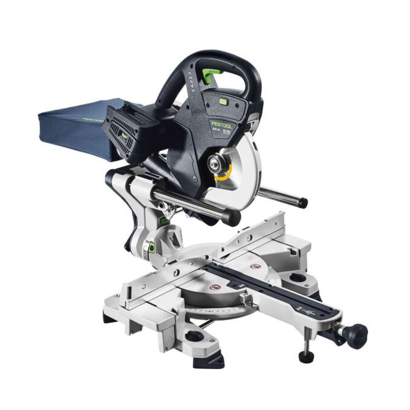 Festool | Cordless sliding compound mitre saw KAPEX KSC 60 EB-Basic + FREE High Power Battery 18V 5aH (Free gift will be received when registering tool for warranty, Ts&Cs in description below)-Toolcraft