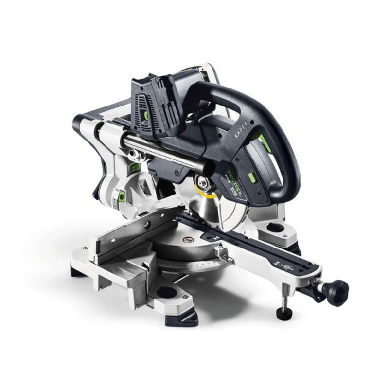 Festool | Cordless sliding compound mitre saw KAPEX KSC 60 EB-Basic + FREE High Power Battery 18V 5aH (Free gift will be received when registering tool for warranty, Ts&Cs in description below)-Toolcraft