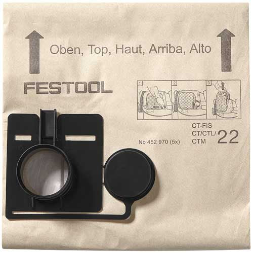 Festool | Dust bag 5x FIS-CT22 SP