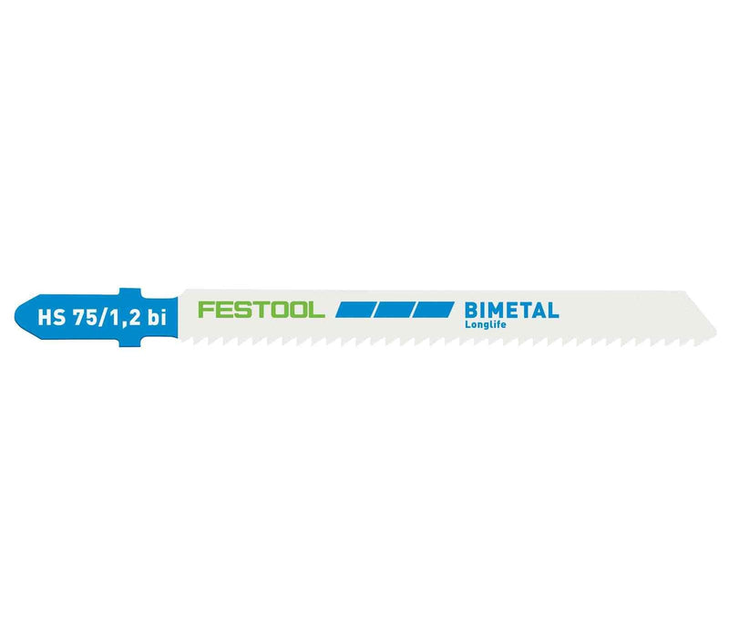 Festool | Jigsaw blade METAL STEEL/STAINLESS STEEL HS 75/1,2 BI/5-Toolcraft