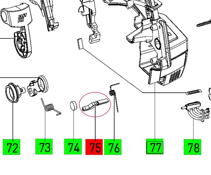 Festool | Lock bolt TS 55 EBQ