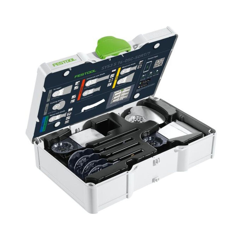 Festool | Oscillator saw blade set SYS3 S 76-OSC-SORT/7-Toolcraft