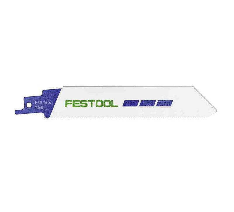 Festool | Sabre saw blade METAL STEEL/STAINLESS STEEL HSR 150/1,6 BI/5-Toolcraft