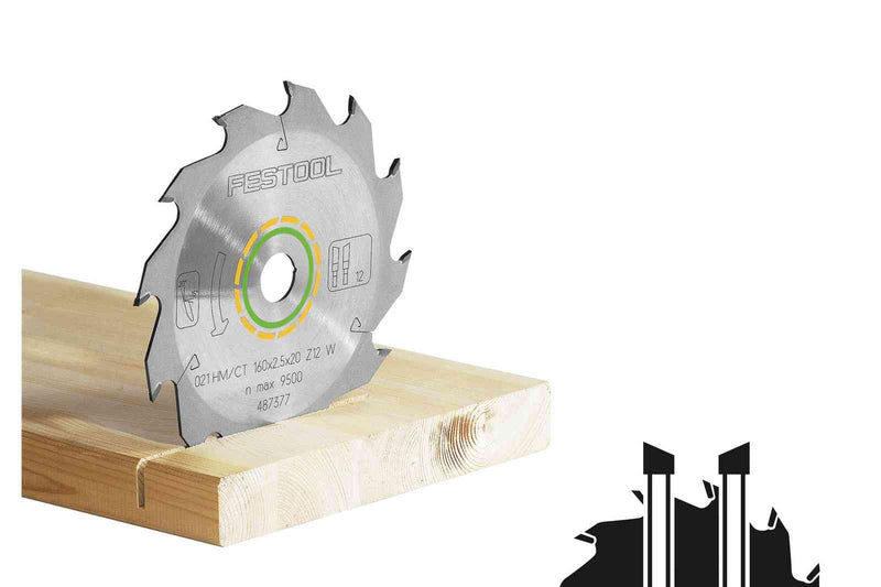 Festool | Saw blade HW 160x1,8x20 W18 WOOD STANDARD-Toolcraft