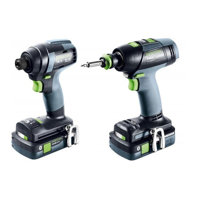 Festool | Screw & drill set TID 18 C3 1 Set T18 + FREE High Power Battery 18V 5aH (Free gift will be received when registering tool for warranty, Ts&Cs in description below)-Toolcraft