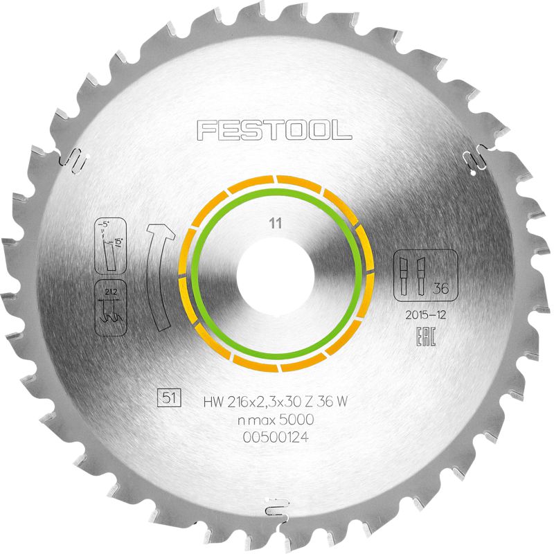 Festool | Universal Saw Blade 216X2,3X30 W36 (Online only) - Toolcraft