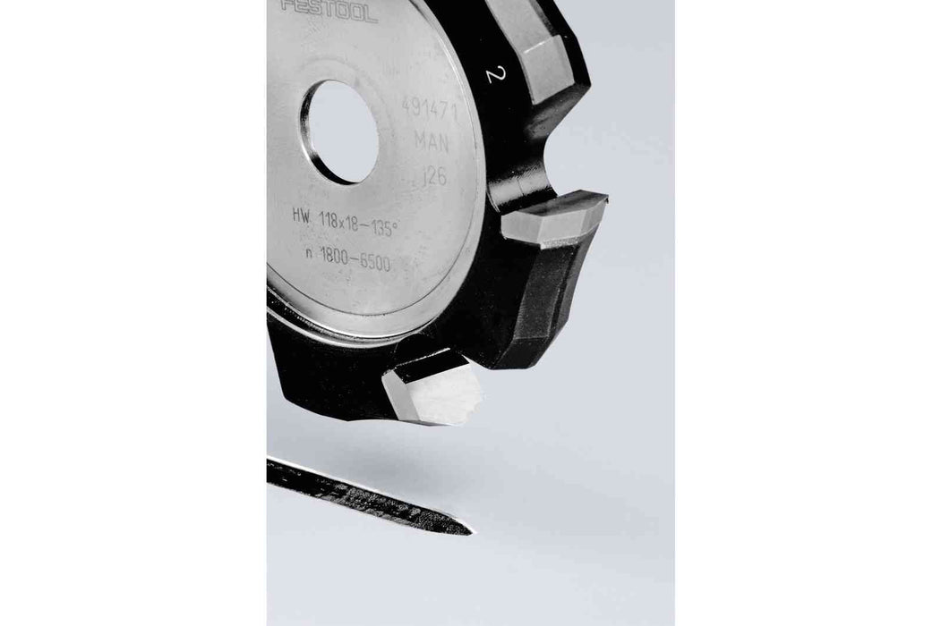 Festool | V-groove cutter HW 118x18-135°/Alu
