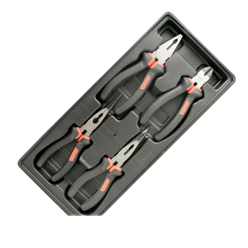 Fixman | Cabinet 7 Drawer Ind. Roller on Castors 130Pc-Toolcraft