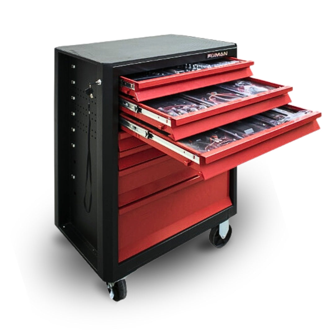 Fixman | Cabinet 7 Drawer Roller Economy Line 82Pc | Toolcraft