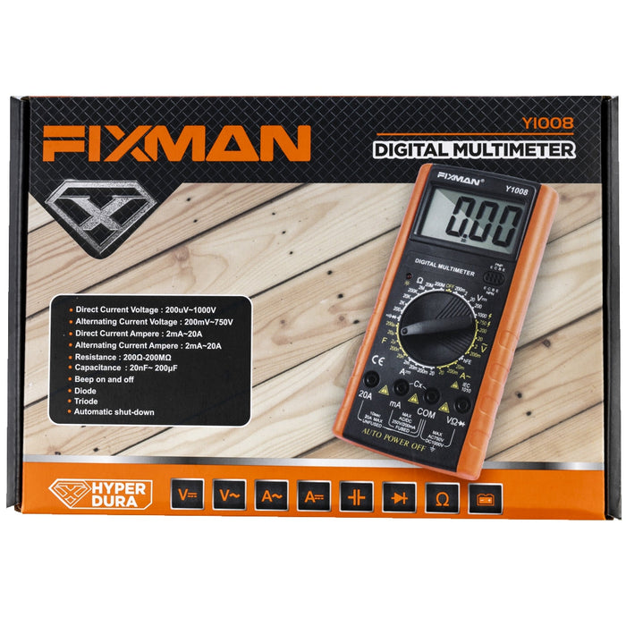 Multimeter Cf200 Fixman | Multimeter AC/DC 200MV, 2V, 20V, 200V, 1000V