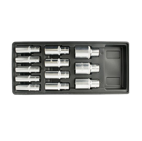 Fixman | Sockets, 1/2" Deep, 12Pc Tray (Online Only) - Toolcraft