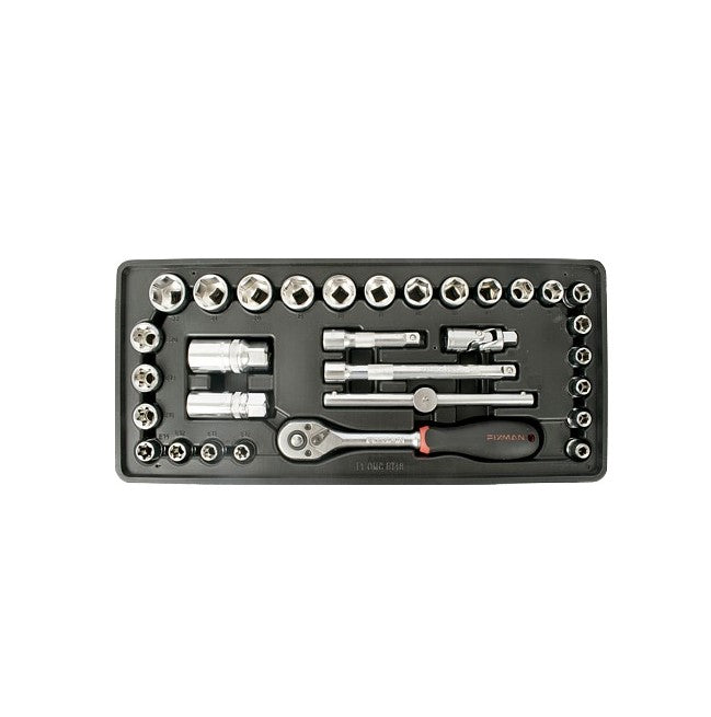 Fixman | 3/8" Sockets & Accessories Set, 31Pc (Online Only) - Toolcraft