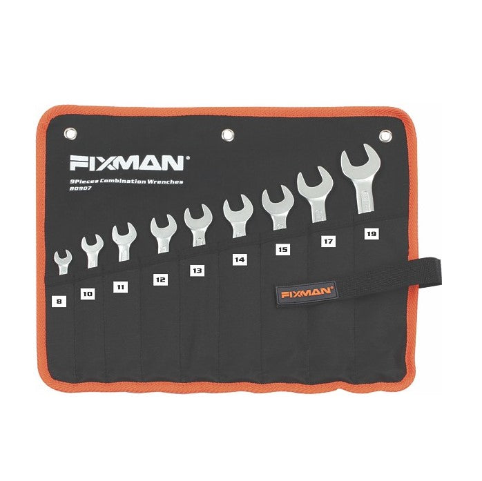 Fixman | Combination Spanner Set, 9Pc (Online Only) - Toolcraft