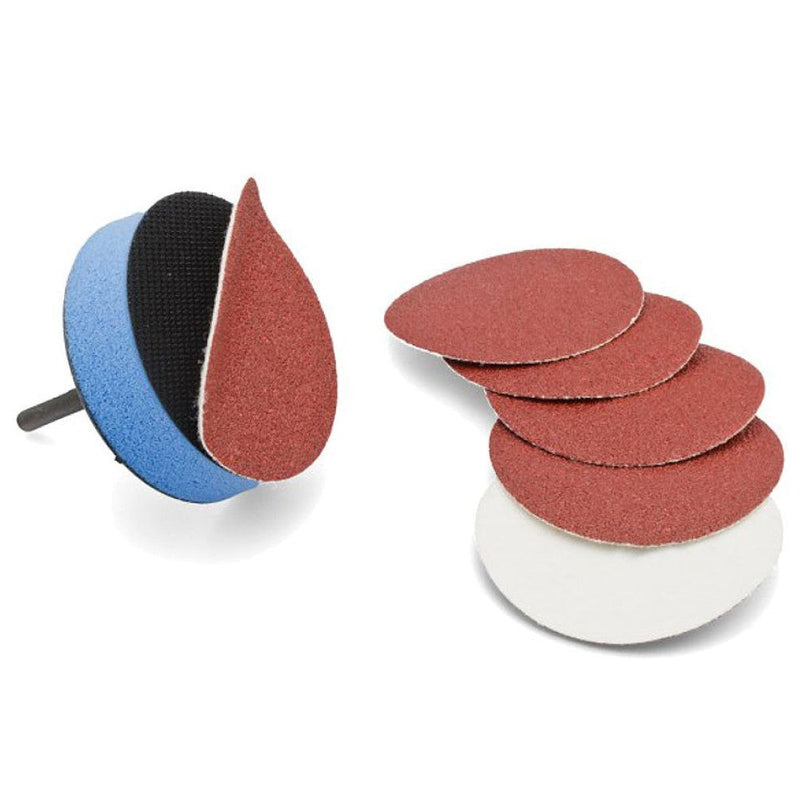 Flexipads | Sanding Disc Hook & Loop 50mm 60G 10Pc-Toolcraft