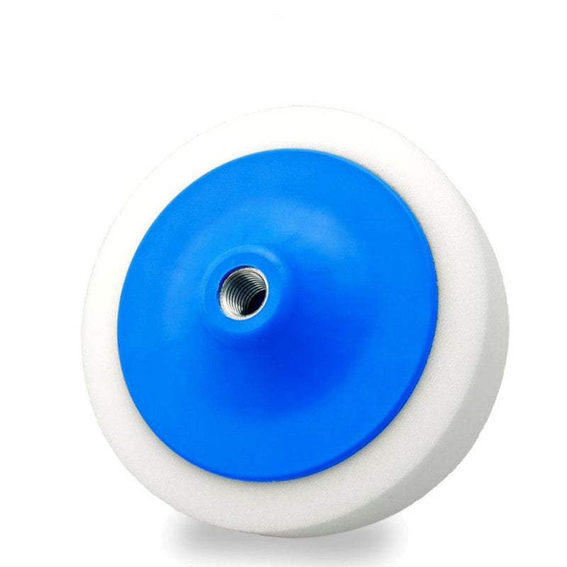 Flexipads | White Compounding Sponge 5/8Unc Blue Backing-Toolcraft