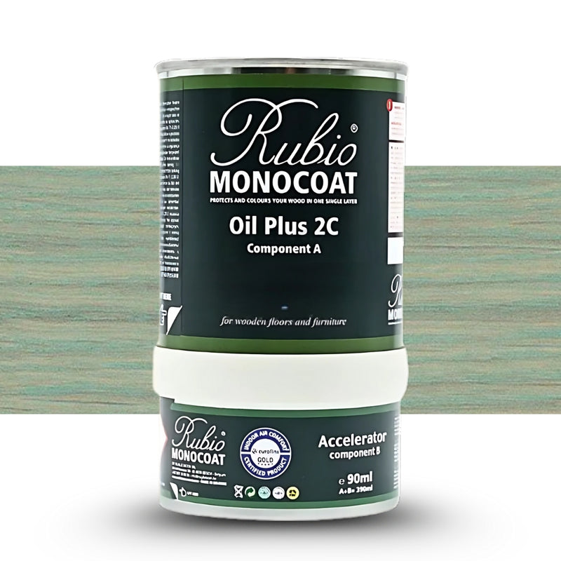 Rubio Monocoat | Oil Plus 2C Gold Label Frost Green 390ml-Toolcraft