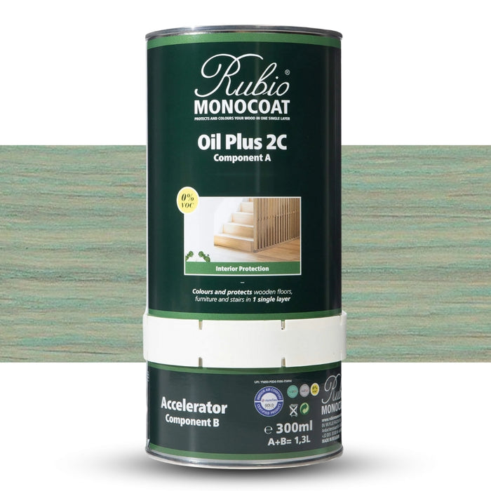Rubio Monocoat |  Oil Plus 2C Gold Label - Trend Frost Green 1.3L