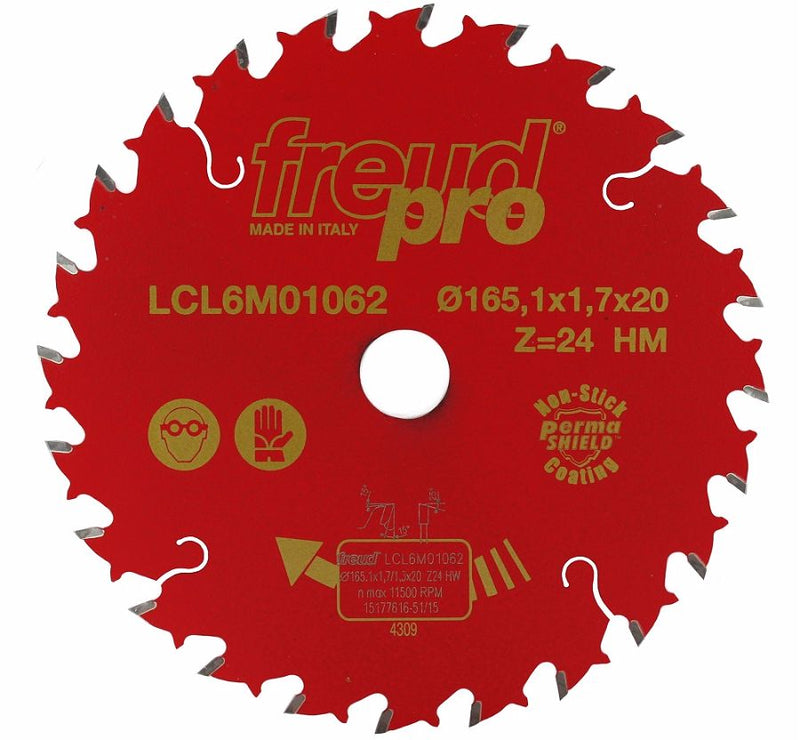Freud | Saw Blade 165X20mm 24T Wood-Toolcraft