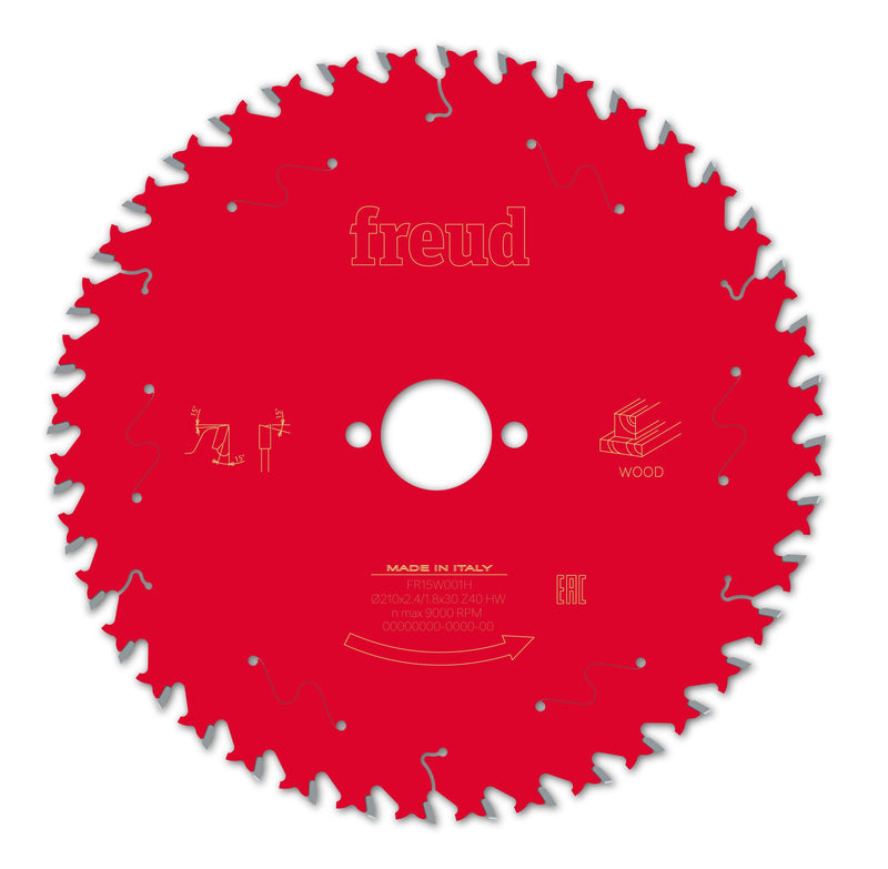 Freud | Saw Blade 210X30mm 40T Wood-Toolcraft