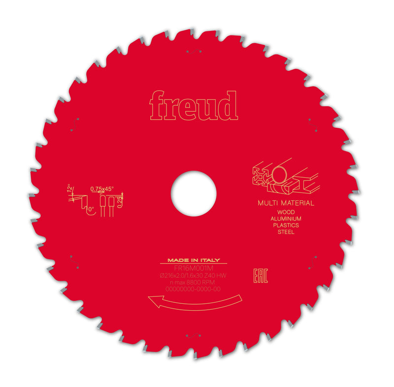 Freud | Saw Blade 216X30mm 40T Multi-Material-Toolcraft