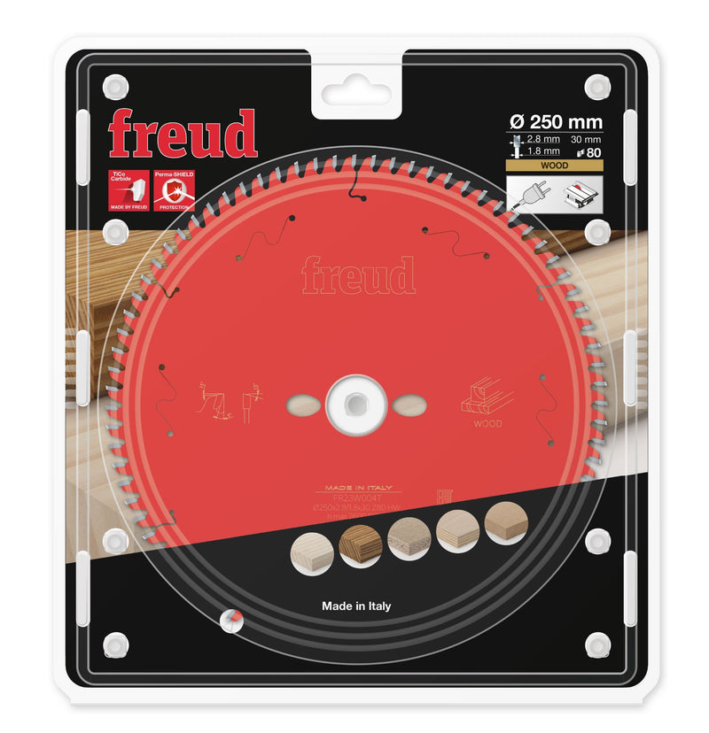 Freud | Saw Blade 250X2,8/1,8X30mm 80T Wood-Toolcraft