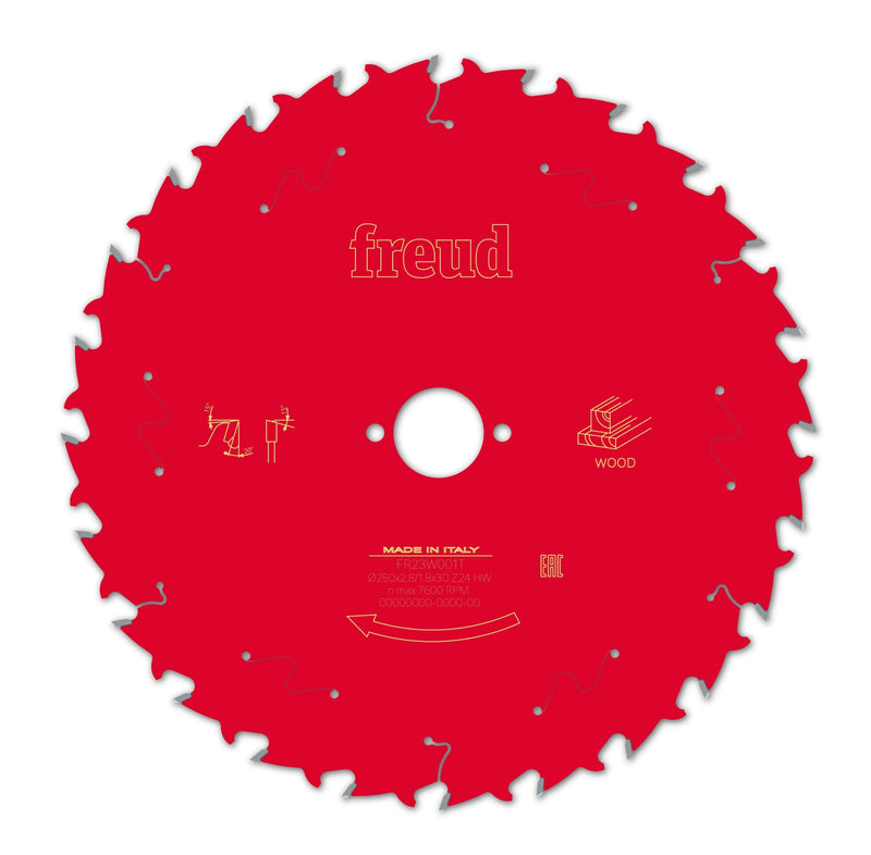 Freud | Saw Blade 250X30mm 24T Wood Professional-Toolcraft