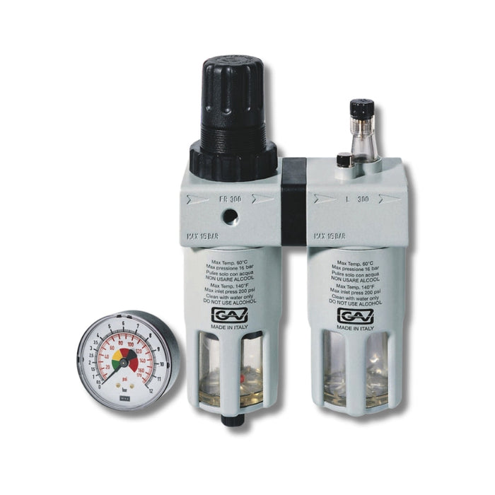 GAV | Filter Regulator Lubricator In Line 1"