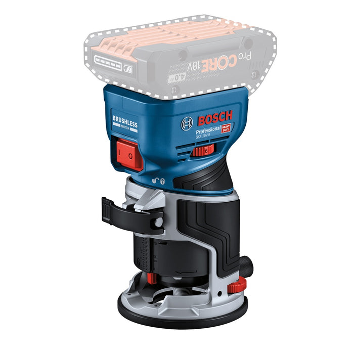 Bosch | Cordless Palm Router GKF 18v-8 (Battery Excluded)