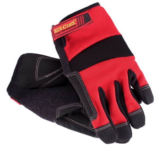 Tork Craft | Glove Work Small- All Purpose Red with Touch Finger