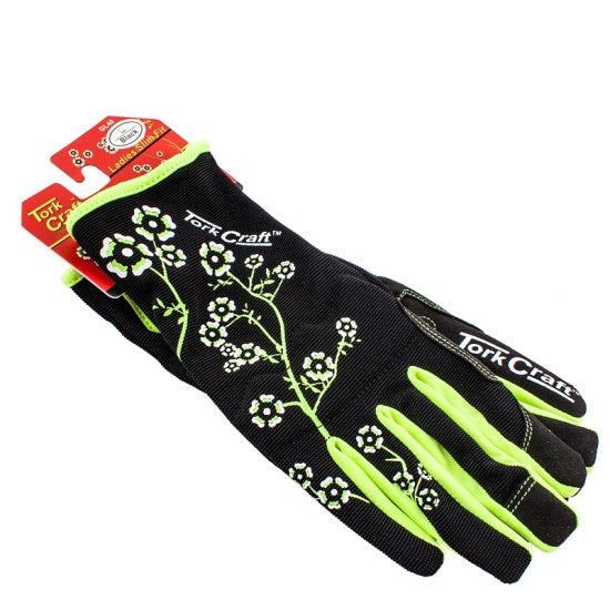 Tork Craft | Ladies Slim Fit Garden Gloves Black X-Small