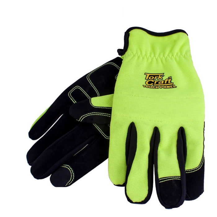 Tork Craft | Glove Yellow with PU Palm  Size Small Multi Purpose
