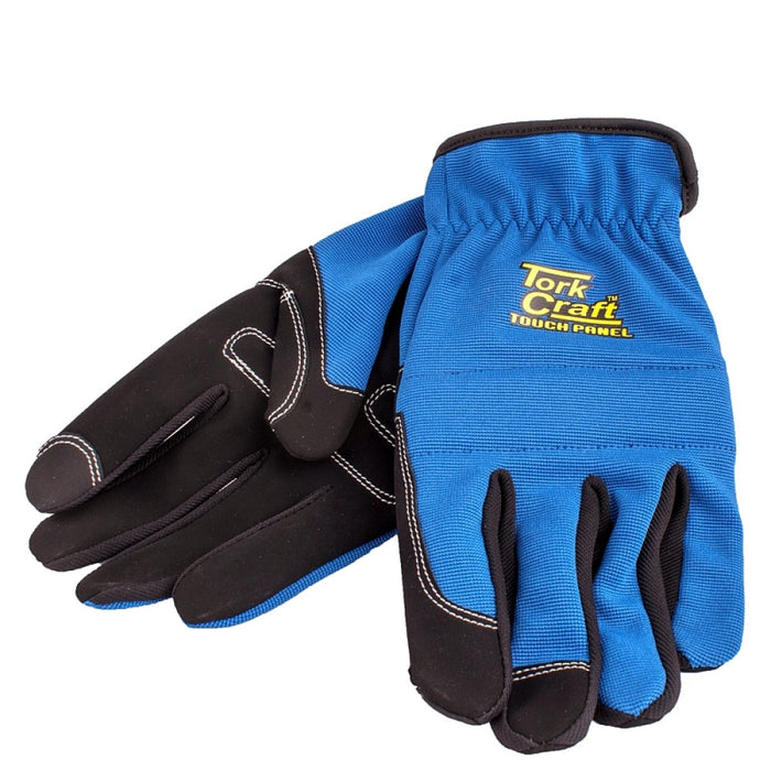 Tork Craft | Glove Blue with PU Palm Size Small Multi Purpose