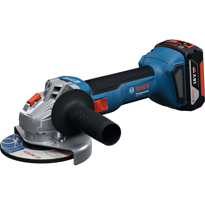 Bosch | Cordless Small Angle Grinder GWS 18v-8 (2x 4.0ah)