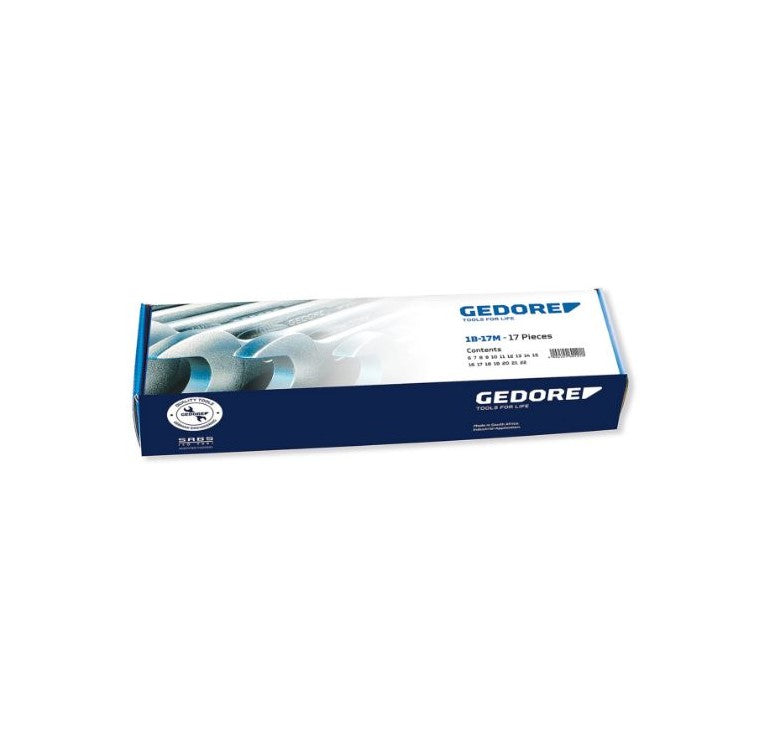 Gedore | Spanner Combination 1B Set 1B-17M 6-22mm-Toolcraft
