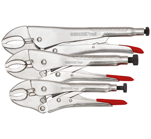 Gedore red | Locking Pliers Set 3Pc-Toolcraft