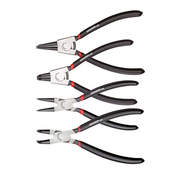 Gedore red | Plier Circlip Straight+Offset 4Pc-Toolcraft