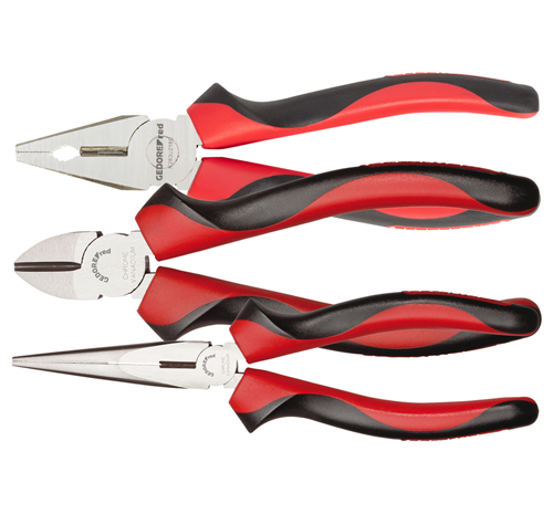 Gedore red | Plier Set 2C-Handle 3Pc-Toolcraft