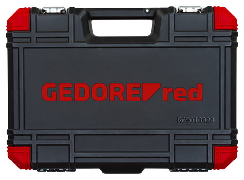 Gedore red | Socket Set 1/2" 10-32mm+Bits 24Pc-Toolcraft