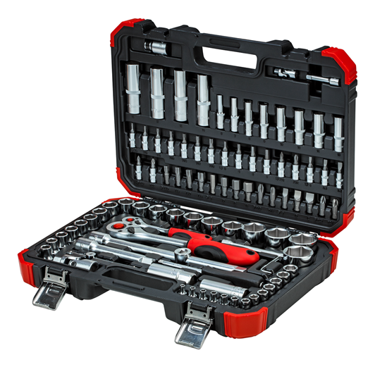 Gedore red | Socket Set 1/4"+ 1/2" 94Pc-Toolcraft