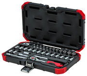 Gedore red | Socket Set 1/4" 4-13mm+Bits 33Pc-Toolcraft