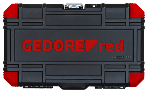 Gedore red | Socket Set 1/4" 4-13mm+Bits 33Pc-Toolcraft