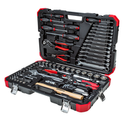 Gedore red | Socket Set 1/4"+1/2" 10-32mm 100Pc-Toolcraft