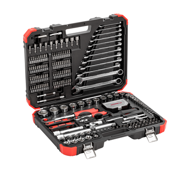 Gedore red | Socket Set 1/4"+1/2" 232Pc-Toolcraft