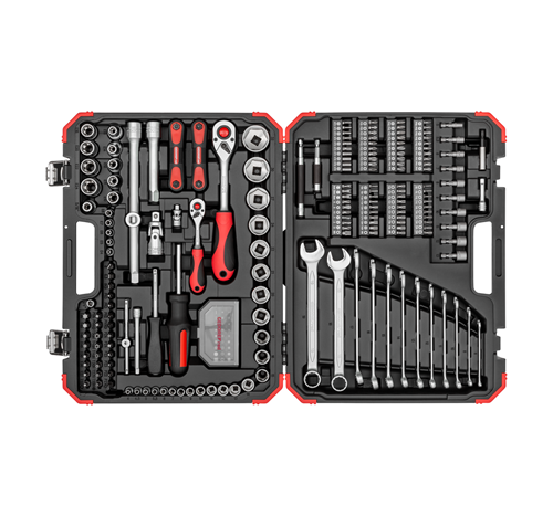 Gedore red | Socket Set 1/4"+1/2" 232Pc-Toolcraft