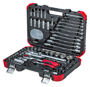 Gedore red | Socket Set 1/4"+1/2" 92Pc-Toolcraft